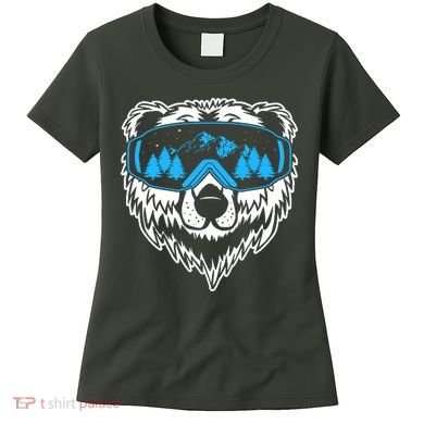 Snow Ski Bear Snowboard Women's T-Shirt