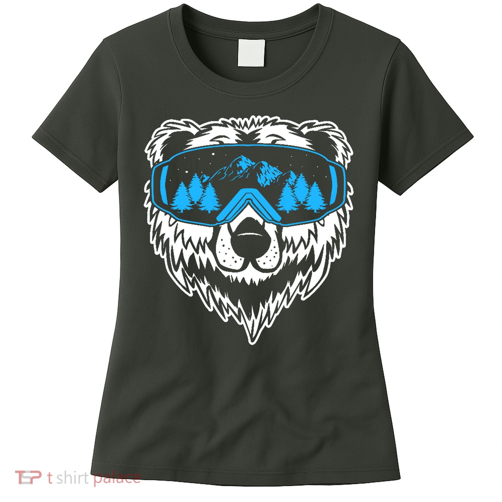 Snow Ski Bear Snowboard Women's T-Shirt