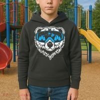 Snow Ski Bear Snowboard Kids Hoodie thumb 2