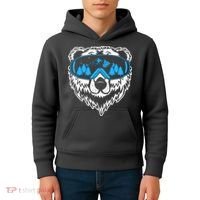 Snow Ski Bear Snowboard Kids Hoodie thumb 4