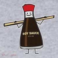 Soy Sauce Bottle Condiment Asian Chopsticks Women's Sweatshirt thumb 2