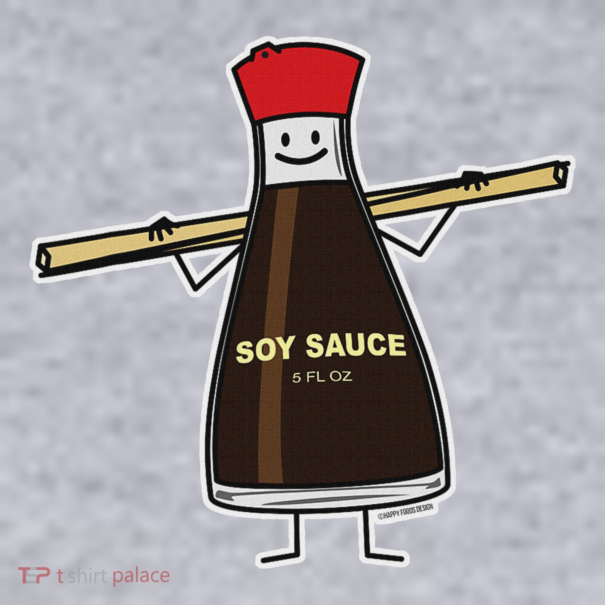 Soy Sauce Bottle Condiment Asian Chopsticks Women's Sweatshirt
