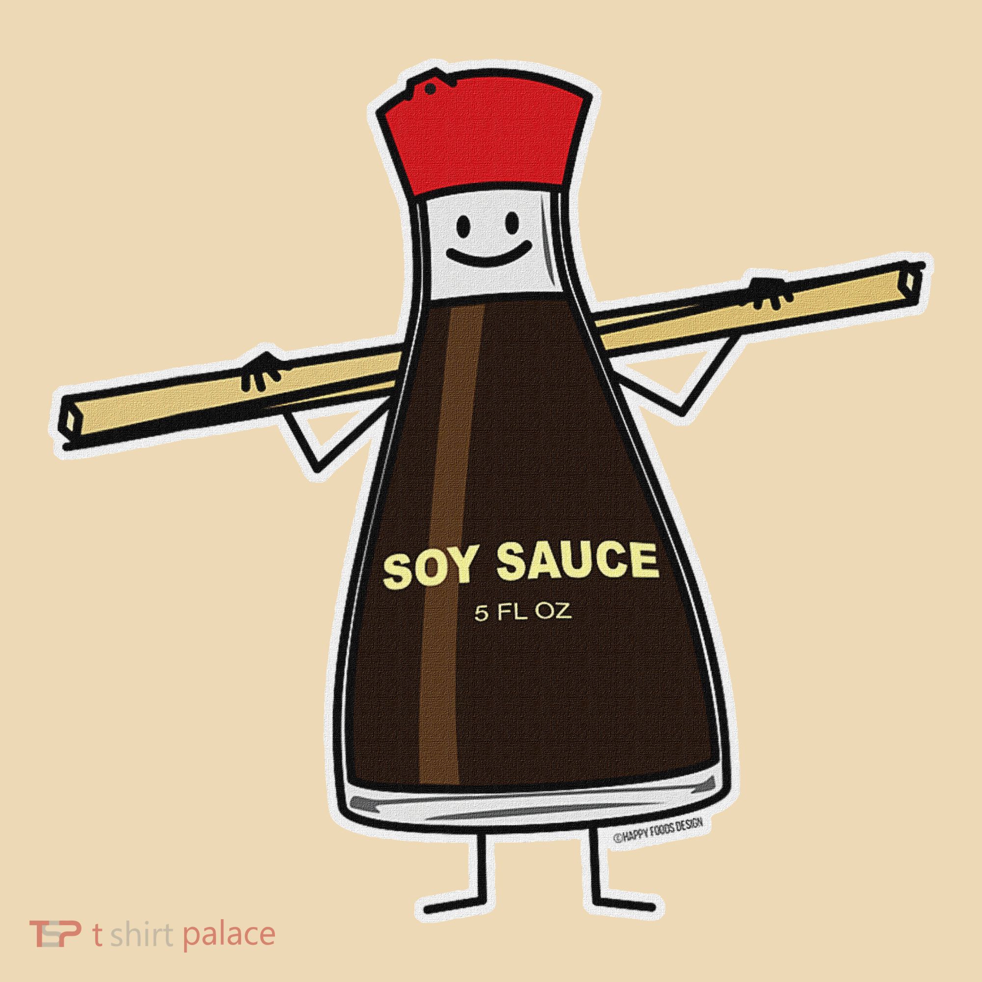 Soy Sauce Bottle Condiment Asian Chopsticks Tote Bag