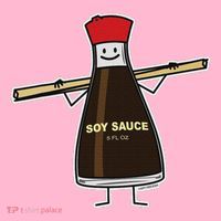 Soy Sauce Bottle Condiment Asian Chopsticks Coaster thumb 2