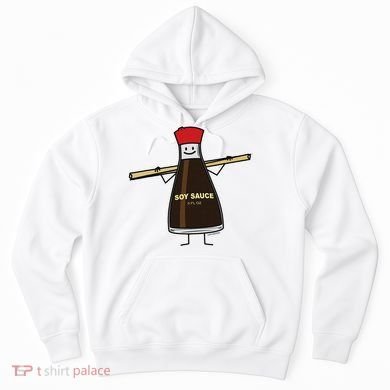 Soy Sauce Bottle Condiment Asian Chopsticks Hoodie