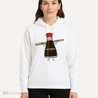Soy Sauce Bottle Condiment Asian Chopsticks Hoodie thumb 5