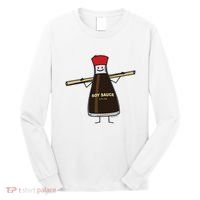 Soy Sauce Bottle Condiment Asian Chopsticks Long Sleeve Shirt thumb 0