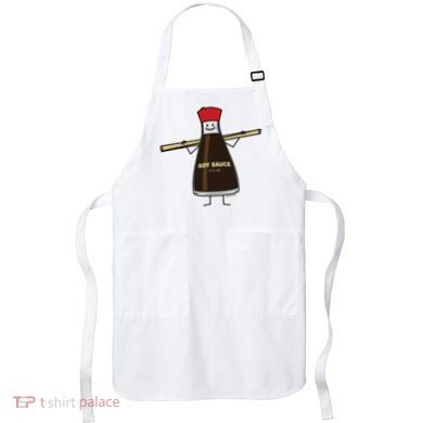 Soy Sauce Bottle Condiment Asian Chopsticks Apron