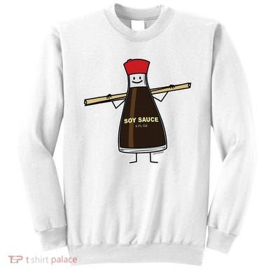 Soy Sauce Bottle Condiment Asian Chopsticks Sweatshirt