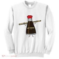 Soy Sauce Bottle Condiment Asian Chopsticks Sweatshirt thumb 0