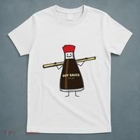 Soy Sauce Bottle Condiment Asian Chopsticks T-Shirt thumb 5