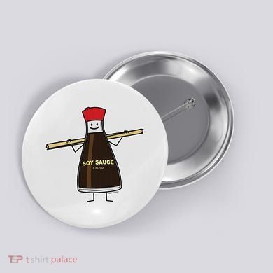 Soy Sauce Bottle Condiment Asian Chopsticks Button