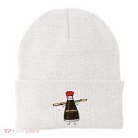Soy Sauce Bottle Condiment Asian Chopsticks Beanie thumb 0