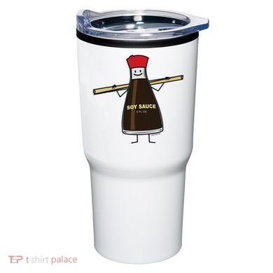 Soy Sauce Bottle Condiment Asian Chopsticks Tumbler