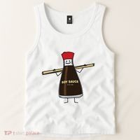 Soy Sauce Bottle Condiment Asian Chopsticks Tank Top thumb 2