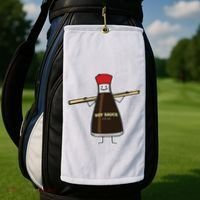 Soy Sauce Bottle Condiment Asian Chopsticks Golf Towel thumb 2