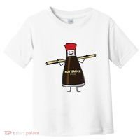Soy Sauce Bottle Condiment Asian Chopsticks Toddler T-Shirt thumb 0