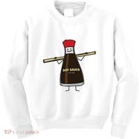 Soy Sauce Bottle Condiment Asian Chopsticks Kids Sweatshirt thumb 0
