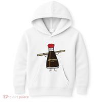 Soy Sauce Bottle Condiment Asian Chopsticks Kids Hoodie thumb 0