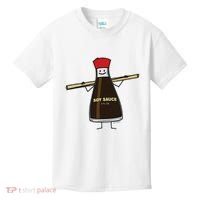 Soy Sauce Bottle Condiment Asian Chopsticks Kids T-Shirt thumb 0