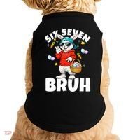 Six Seven Bruh Easter Meme 67 Funny Doggie Tank thumb 0