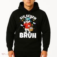 Six Seven Bruh Easter Meme 67 Funny Hoodie thumb 2