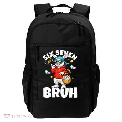 Six Seven Bruh Easter Meme 67 Funny Backpack