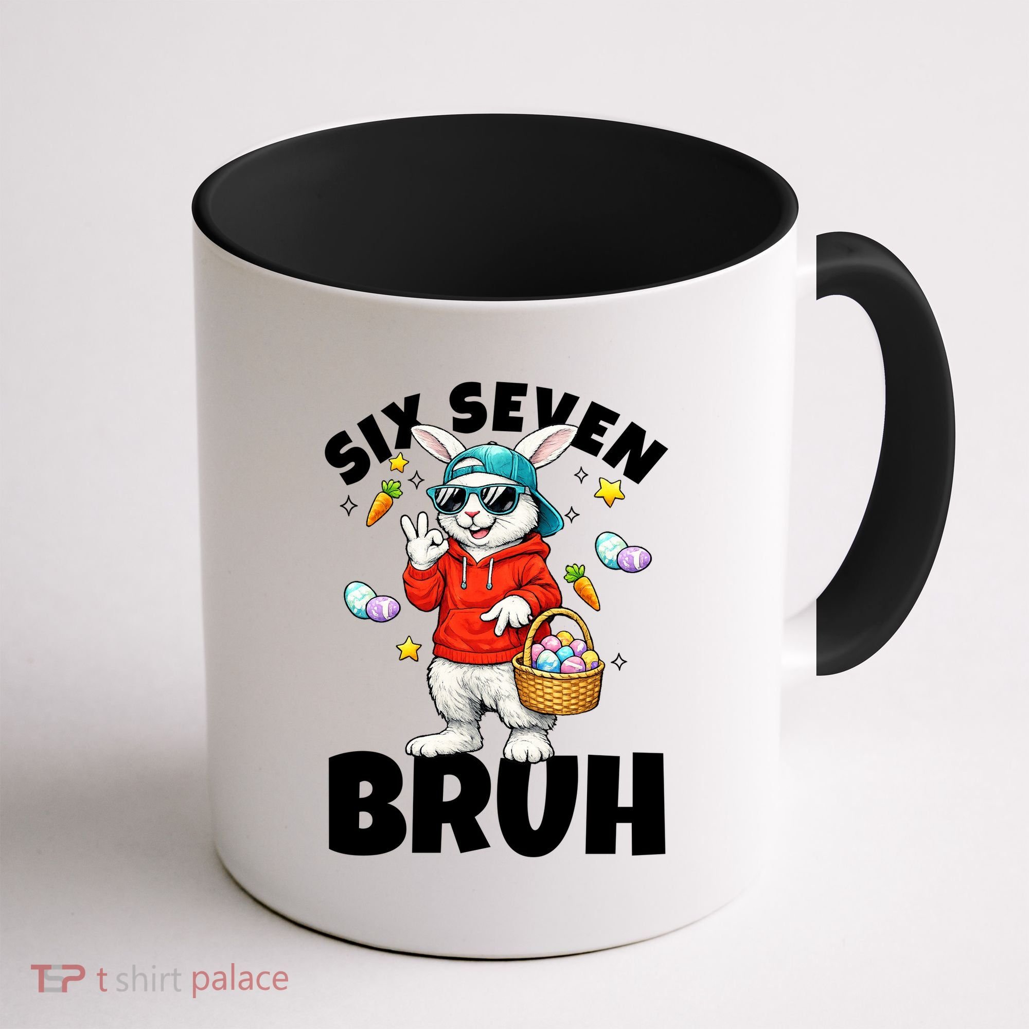 Six Seven Bruh Easter Meme 67 Funny Coffee Mug