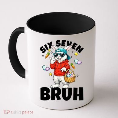 Six Seven Bruh Easter Meme 67 Funny Coffee Mug
