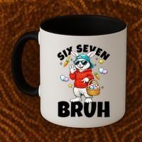 Six Seven Bruh Easter Meme 67 Funny Coffee Mug thumb 2