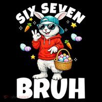 Six Seven Bruh Easter Meme 67 Funny Coaster thumb 2