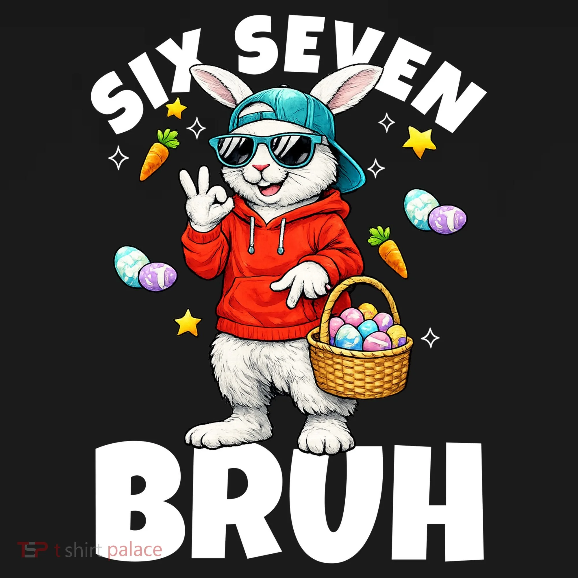 Six Seven Bruh Easter Meme 67 Funny Coaster