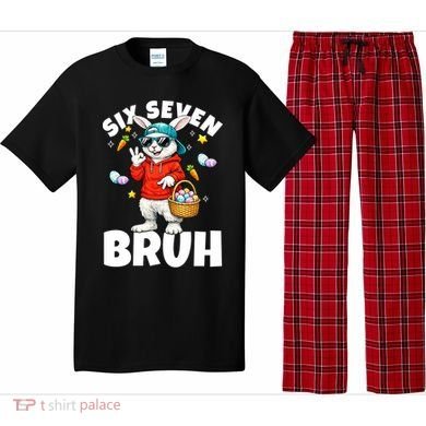 Six Seven Bruh Easter Meme 67 Funny Pajama Set