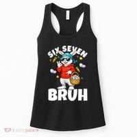 Six Seven Bruh Easter Meme 67 Funny Women's Tank Top thumb 0
