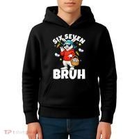 Six Seven Bruh Easter Meme 67 Funny Kids Hoodie thumb 4