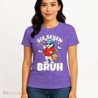 Six Seven Bruh Easter Meme 67 Funny Women's T-Shirt thumb 4