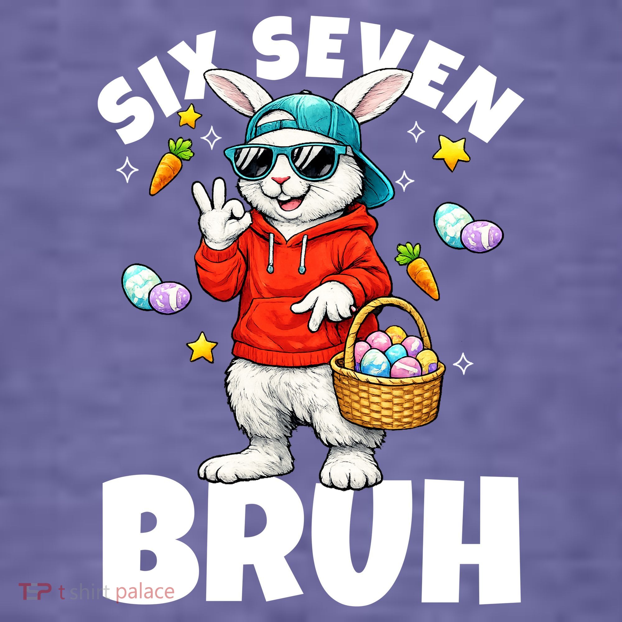 Six Seven Bruh Easter Meme 67 Funny Women's T-Shirt