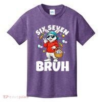 Six Seven Bruh Easter Meme 67 Funny Kids T-Shirt thumb 0