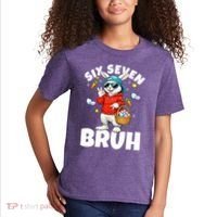 Six Seven Bruh Easter Meme 67 Funny Kids T-Shirt thumb 2
