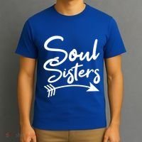 Soul Sisters Best Friends Matching Mothers Day Mom Bff Gift T-Shirt thumb 3