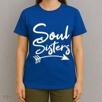 Soul Sisters Best Friends Matching Mothers Day Mom Bff Gift T-Shirt thumb 4