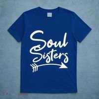 Soul Sisters Best Friends Matching Mothers Day Mom Bff Gift T-Shirt thumb 5