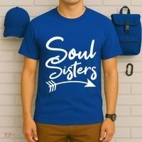 Soul Sisters Best Friends Matching Mothers Day Mom Bff Gift T-Shirt thumb 6