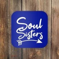Soul Sisters Best Friends Matching Mothers Day Mom Bff Gift Coaster thumb 0