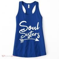 Soul Sisters Best Friends Matching Mothers Day Mom Bff Gift Women's Tank Top thumb 0