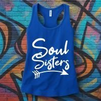 Soul Sisters Best Friends Matching Mothers Day Mom Bff Gift Women's Tank Top thumb 3