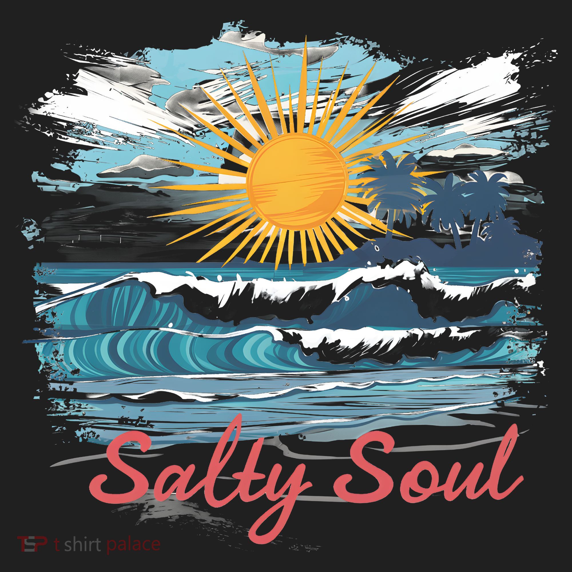 Salty Soul Beach And Sun Summer Vacay Women's Sweatshirt