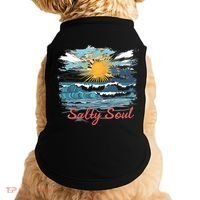 Salty Soul Beach And Sun Summer Vacay Doggie Tank thumb 0