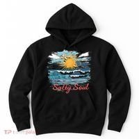 Salty Soul Beach And Sun Summer Vacay Hoodie thumb 0