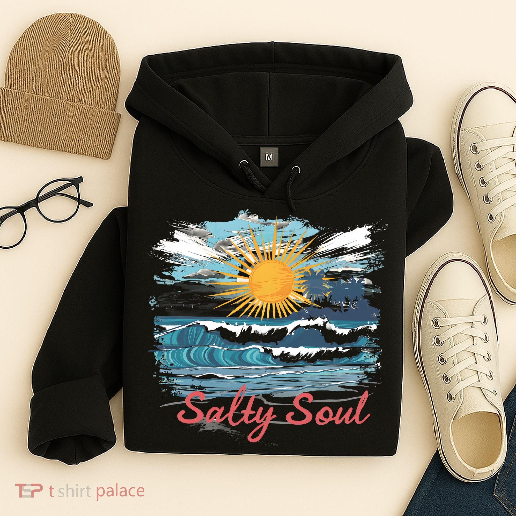 Salty Soul Beach And Sun Summer Vacay Hoodie